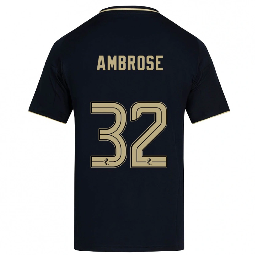 Danxen Kid Peter Ambrose #32 Navy Gold Away Jersey 2025/26 T-Shirt