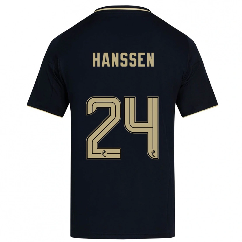 Danxen Kid Nadine Hanssen #24 Navy Gold Away Jersey 2025/26 T-Shirt