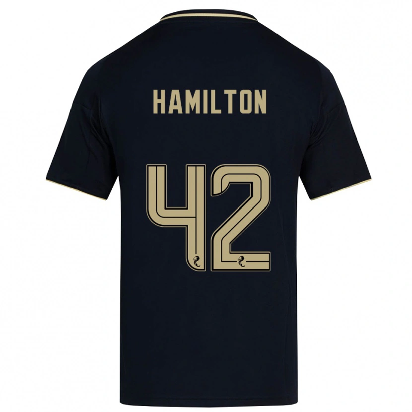 Danxen Kid Brendan Hamilton #42 Navy Gold Away Jersey 2025/26 T-Shirt