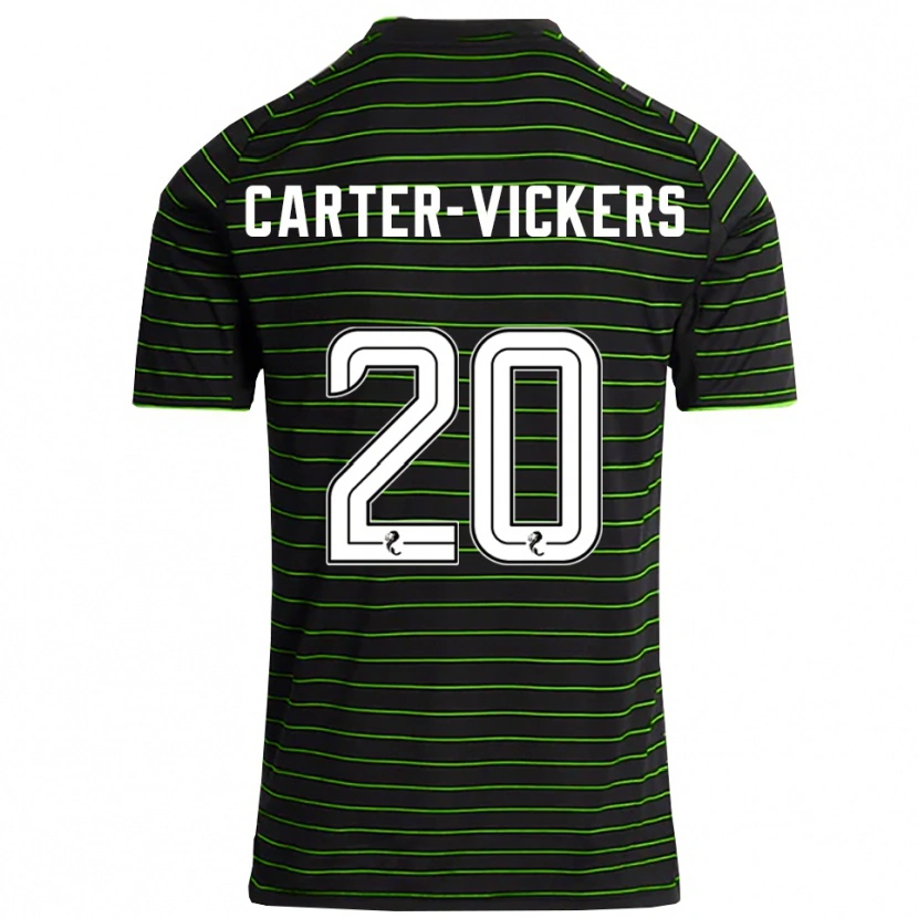 Danxen Kid Cameron Carter-Vickers #20 Black Green Away Jersey 2025/26 T-Shirt