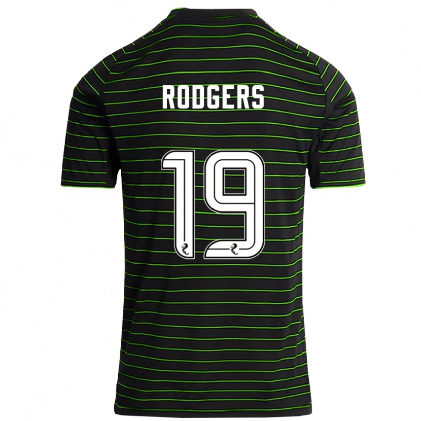 Danxen Kid Lisa Rodgers #19 Black Green Away Jersey 2025/26 T-Shirt
