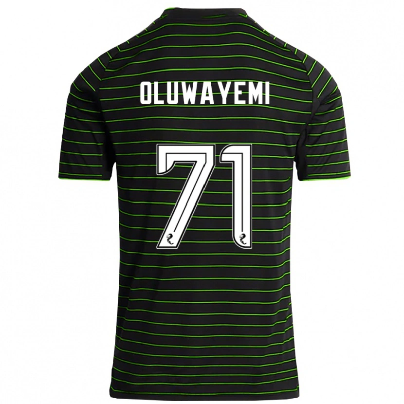 Danxen Kid Tobi Oluwayemi #71 Black Green Away Jersey 2025/26 T-Shirt