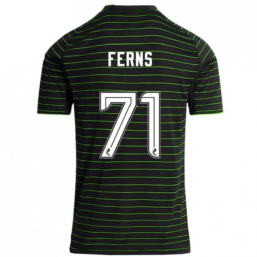 Danxen Kid Abbie Ferns #71 Black Green Away Jersey 2025/26 T-Shirt