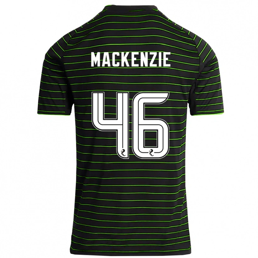 Danxen Kid Magnus Mackenzie #46 Black Green Away Jersey 2025/26 T-Shirt
