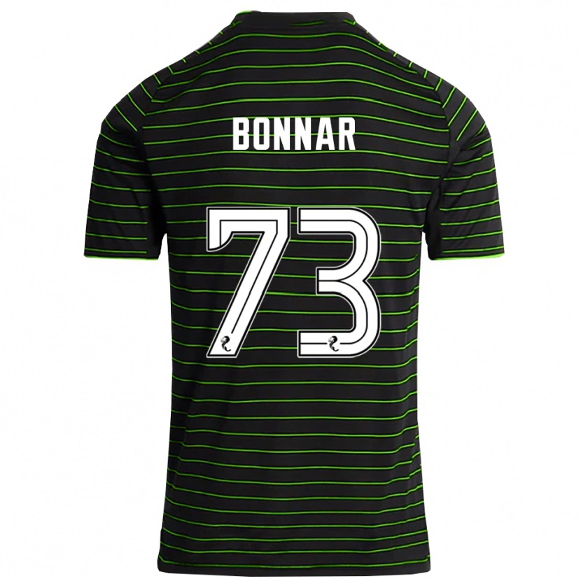 Danxen Kid Jude Bonnar #73 Black Green Away Jersey 2025/26 T-Shirt