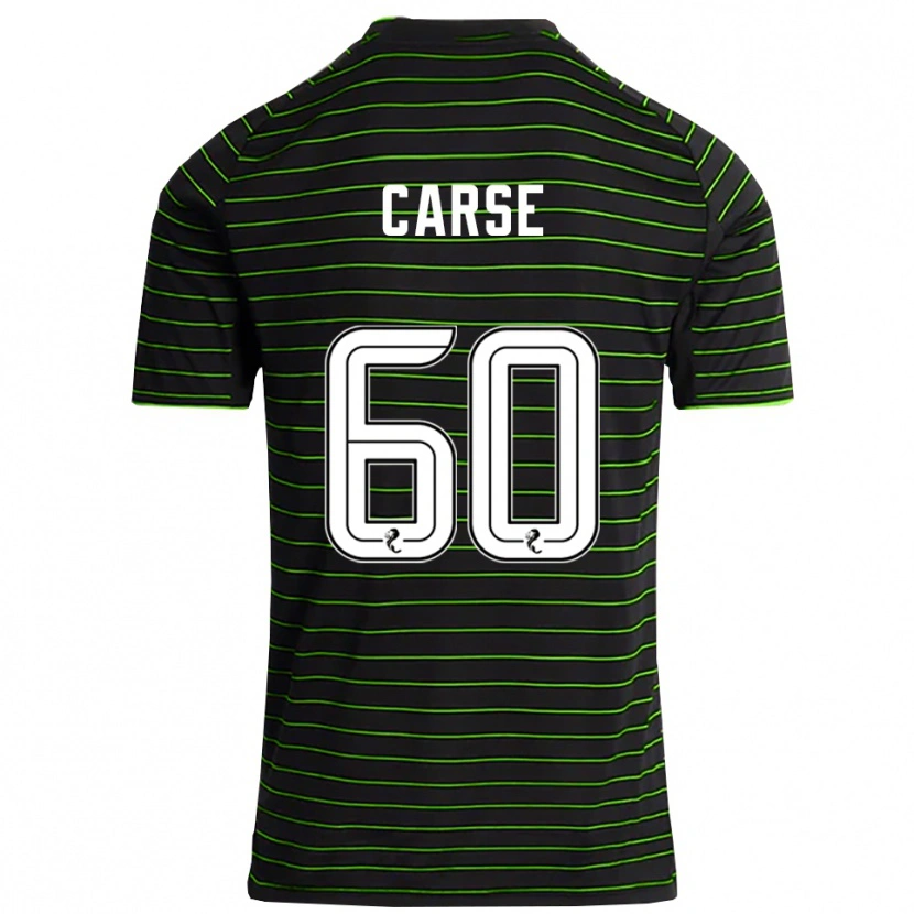Danxen Kid Mackenzie Carse #60 Black Green Away Jersey 2025/26 T-Shirt