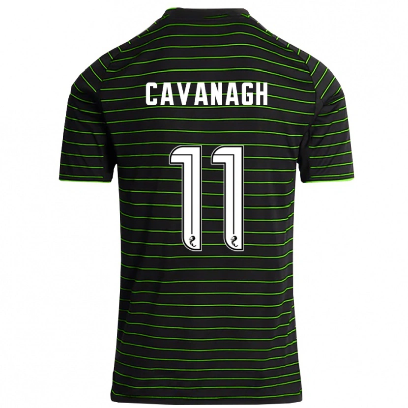 Danxen Kid Colette Cavanagh #11 Black Green Away Jersey 2025/26 T-Shirt