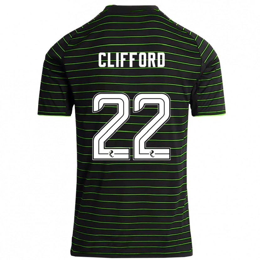 Danxen Kid Lucy Ashworth-Clifford #22 Black Green Away Jersey 2025/26 T-Shirt