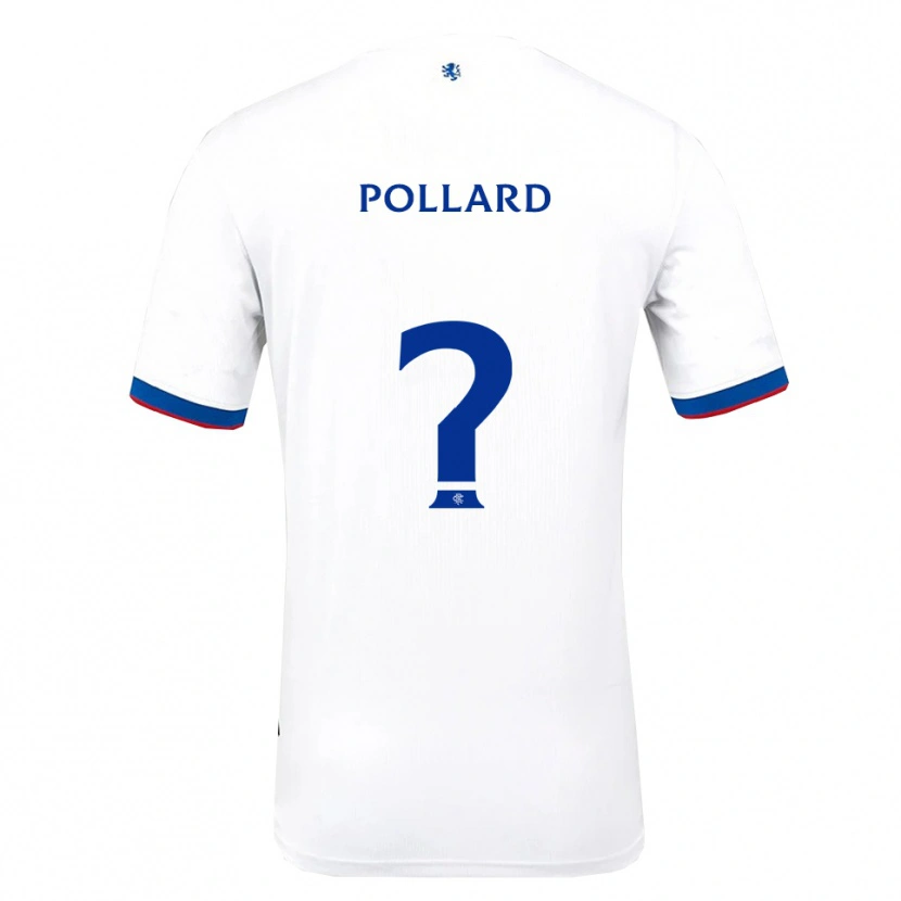 Danxen Kid Lancelot Pollard #0 White Red Blue Away Jersey 2025/26 T-Shirt