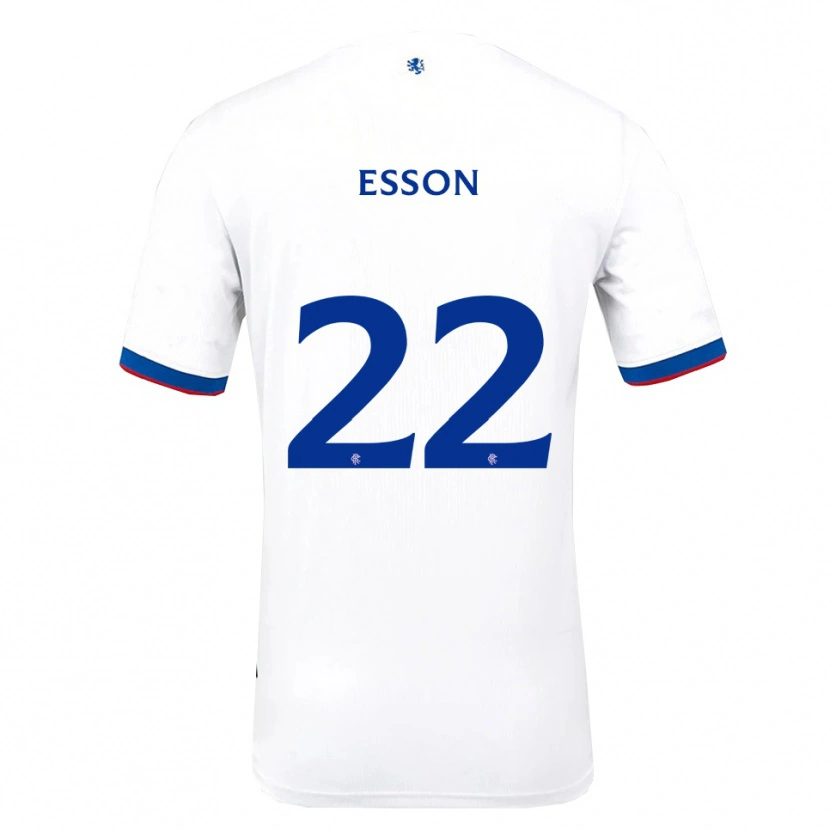 Danxen Kid Victoria Esson #22 White Red Blue Away Jersey 2025/26 T-Shirt