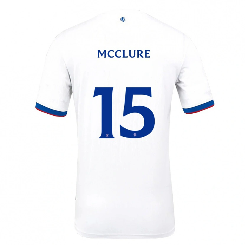 Danxen Kid Blaine Mcclure #15 White Red Blue Away Jersey 2025/26 T-Shirt