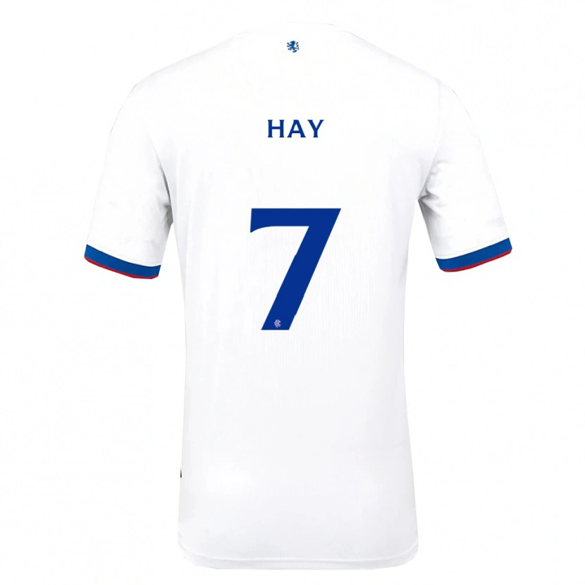 Danxen Kid Brogan Hay #7 White Red Blue Away Jersey 2025/26 T-Shirt