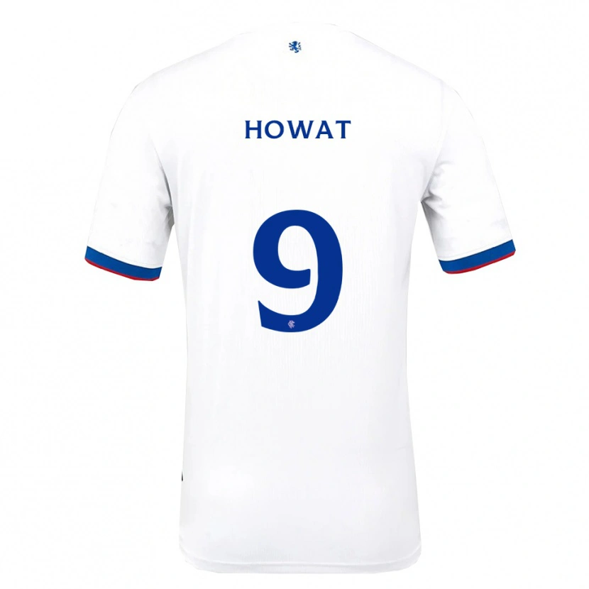 Danxen Kid Kirsty Howat #9 White Red Blue Away Jersey 2025/26 T-Shirt