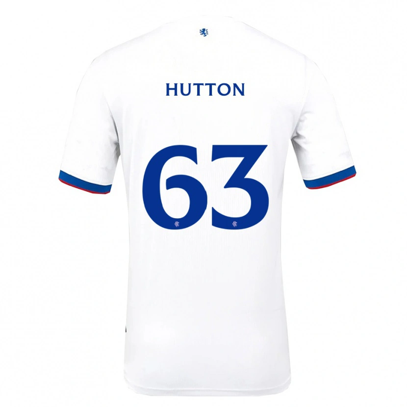 Danxen Kid Zander Hutton #63 White Red Blue Away Jersey 2025/26 T-Shirt