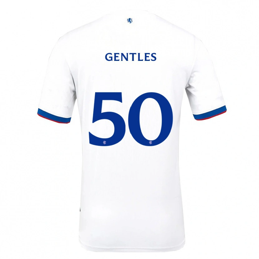 Danxen Kid Josh Gentles #50 White Red Blue Away Jersey 2025/26 T-Shirt