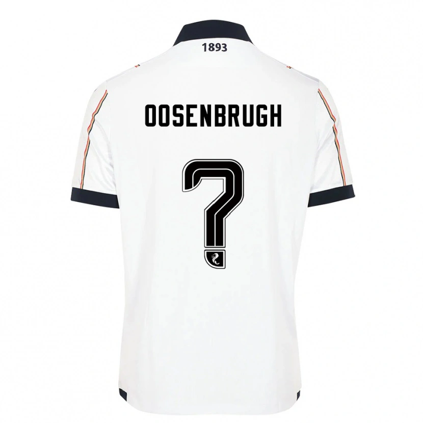 Danxen Kid Charley Oosenbrugh #0 White Navy Red Away Jersey 2025/26 T-Shirt