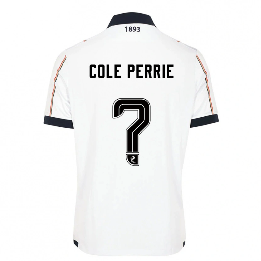 Danxen Kid Cole Perrie #0 White Navy Red Away Jersey 2025/26 T-Shirt