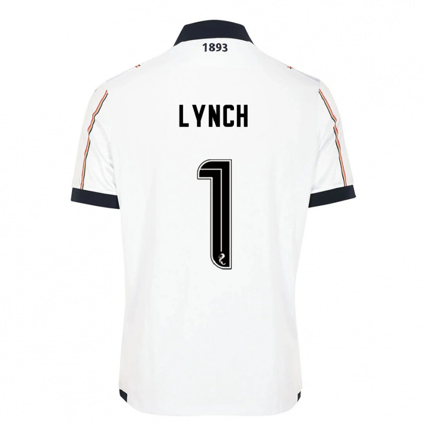 Danxen Kid Ruaridh Lynch #1 White Navy Red Away Jersey 2025/26 T-Shirt
