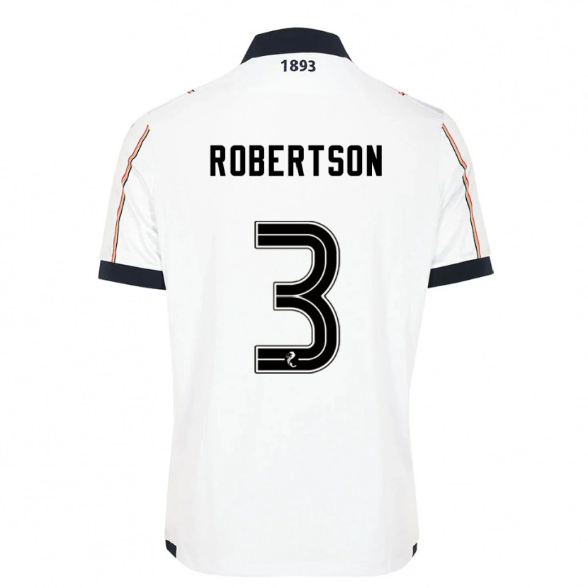 Danxen Kid Clark Robertson #3 White Navy Red Away Jersey 2025/26 T-Shirt