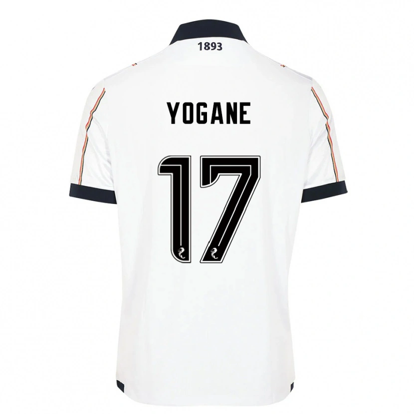 Danxen Kid Tony Yogane #17 White Navy Red Away Jersey 2025/26 T-Shirt