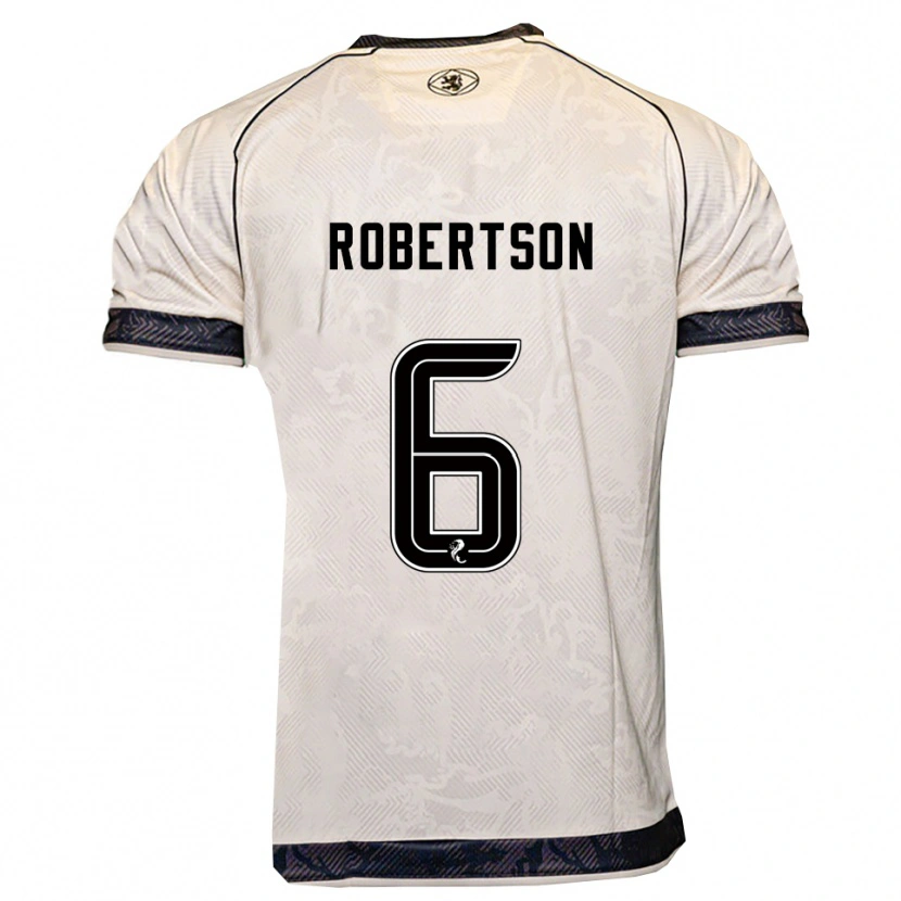 Danxen Kid Ashley Robertson #6 White Black Away Jersey 2025/26 T-Shirt