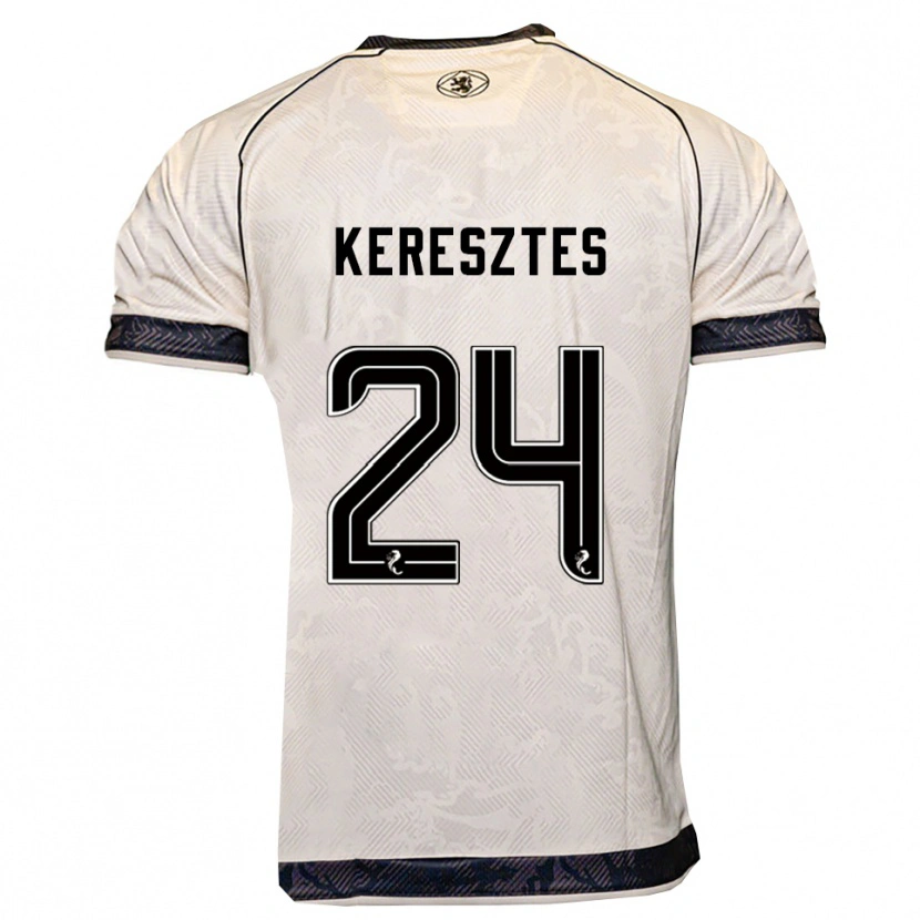 Danxen Kid Krisztián Keresztes #24 White Black Away Jersey 2025/26 T-Shirt