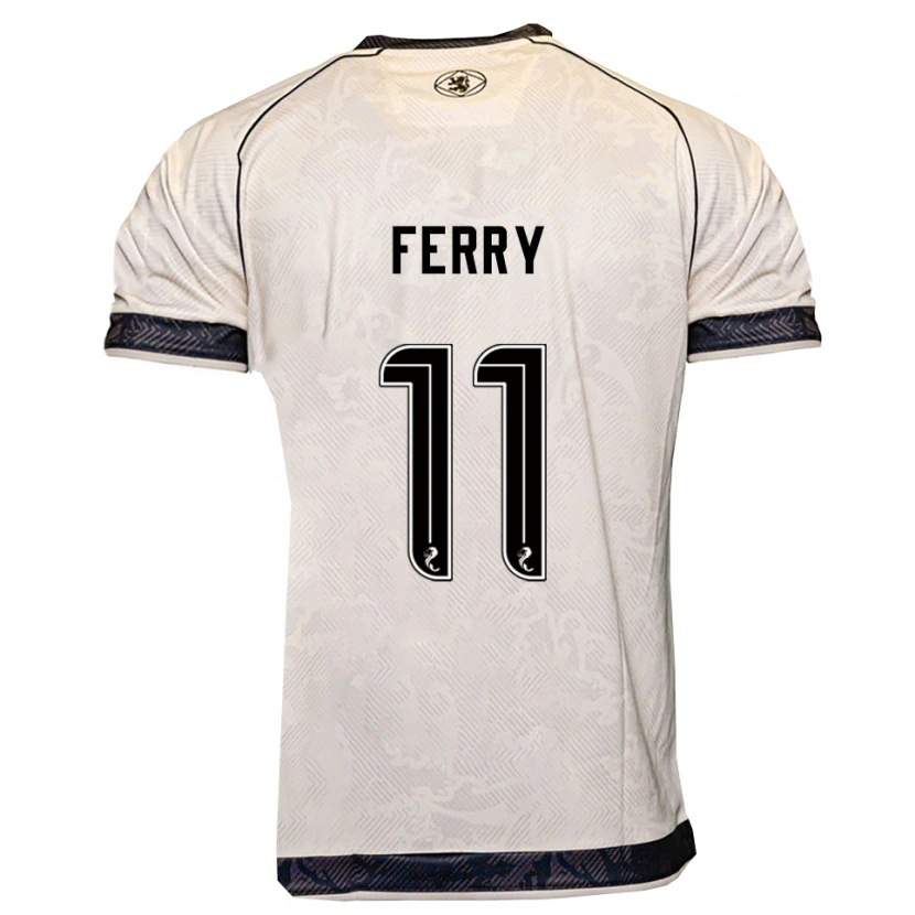 Danxen Kid Will Ferry #11 White Black Away Jersey 2025/26 T-Shirt