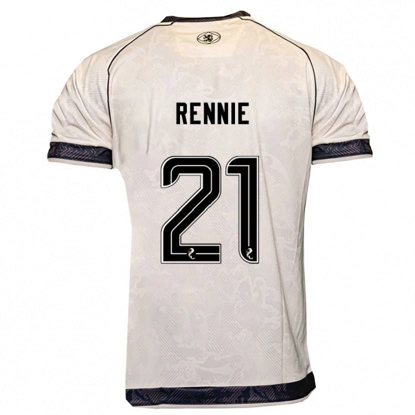 Danxen Kid Beth Rennie #21 White Black Away Jersey 2025/26 T-Shirt