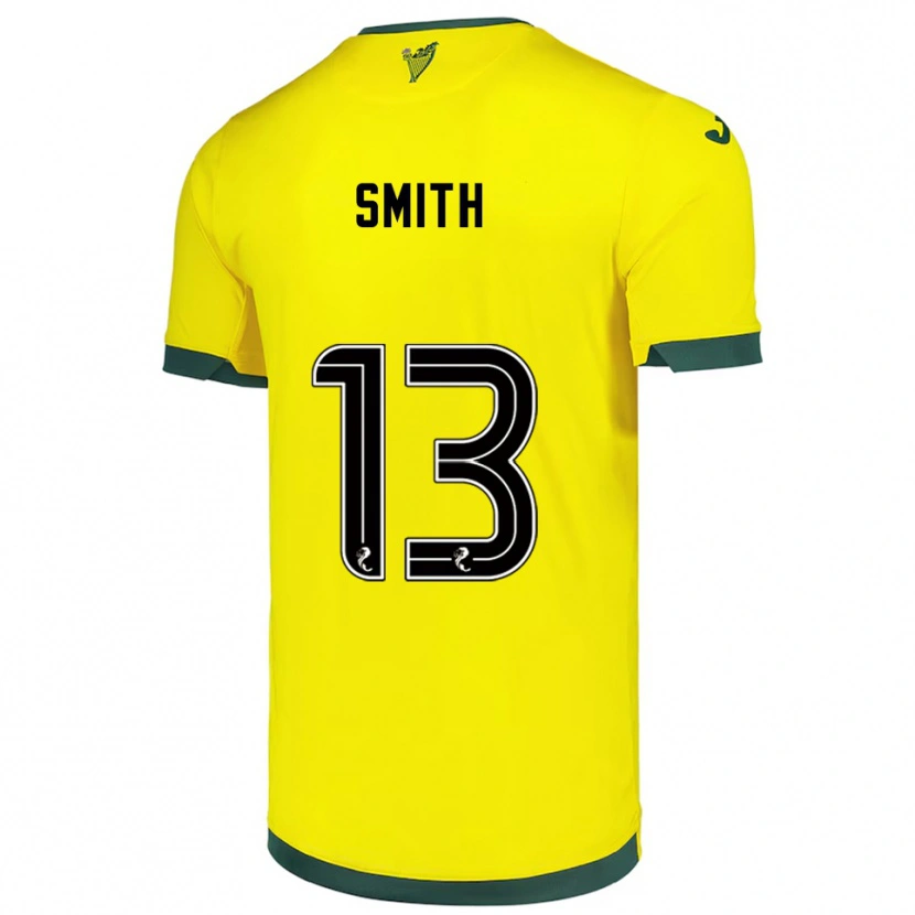 Danxen Kid Jordan Smith #13 Yellow Green Away Jersey 2025/26 T-Shirt