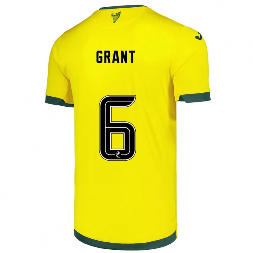 Danxen Kid Ciara Grant #6 Yellow Green Away Jersey 2025/26 T-Shirt