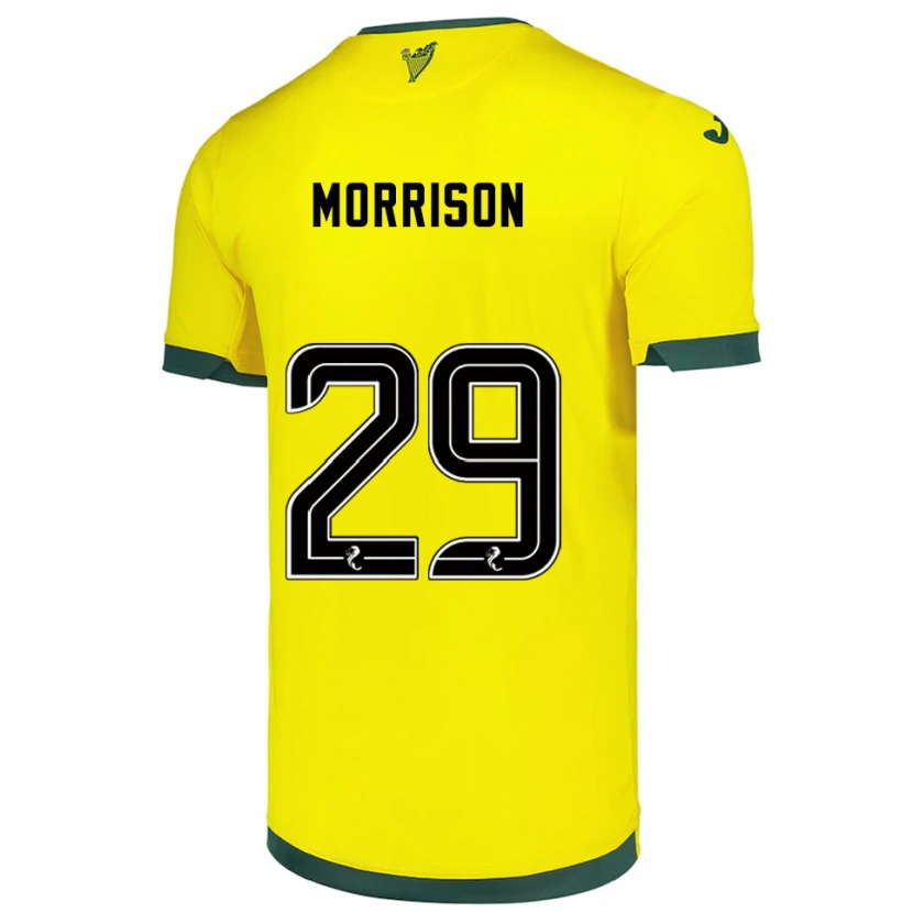 Danxen Kid Kirsty Morrison #29 Yellow Green Away Jersey 2025/26 T-Shirt
