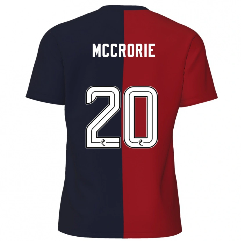 Danxen Kid Robby Mccrorie #20 Red Navy Away Jersey 2025/26 T-Shirt
