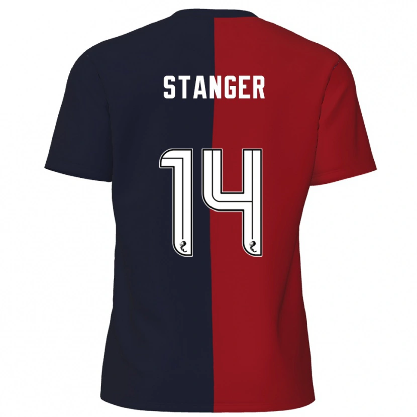 Danxen Kid George Stanger #14 Red Navy Away Jersey 2025/26 T-Shirt