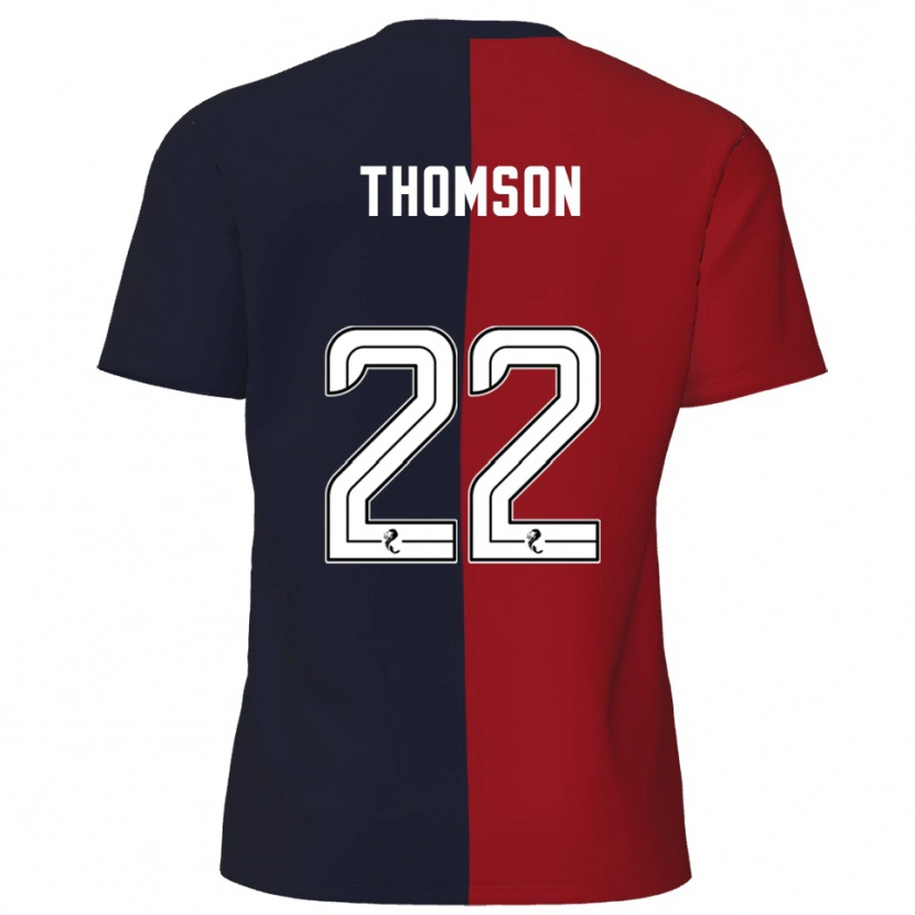 Danxen Kid Jack Thomson #22 Red Navy Away Jersey 2025/26 T-Shirt