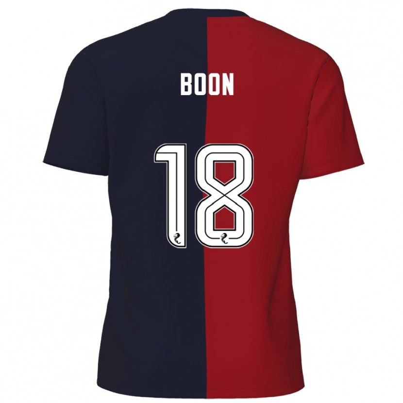 Danxen Kid Aiden Boon #18 Red Navy Away Jersey 2025/26 T-Shirt