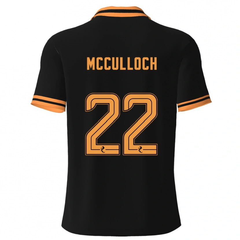 Danxen Kid Seren Mcculloch #22 Black Yellow Away Jersey 2025/26 T-Shirt