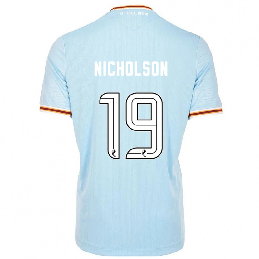 Danxen Kid Sam Nicholson #19 Sky Blue Away Jersey 2025/26 T-Shirt