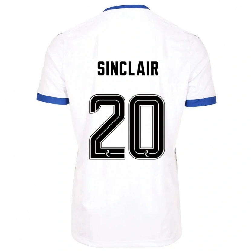 Danxen Kid Ross Sinclair #20 White Blue Away Jersey 2025/26 T-Shirt