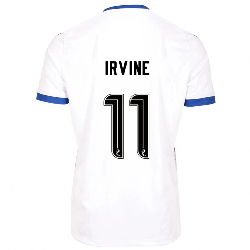 Danxen Kid Niamh Irvine #11 White Blue Away Jersey 2025/26 T-Shirt