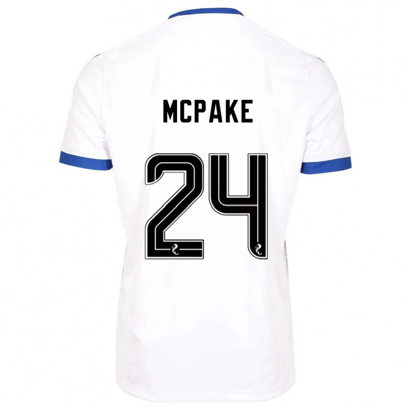Danxen Kid Josh Mcpake #24 White Blue Away Jersey 2025/26 T-Shirt