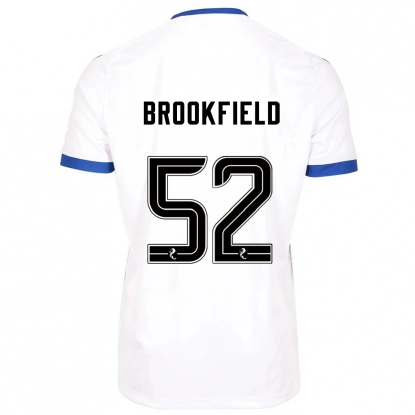Danxen Kid Arran Brookfield #52 White Blue Away Jersey 2025/26 T-Shirt