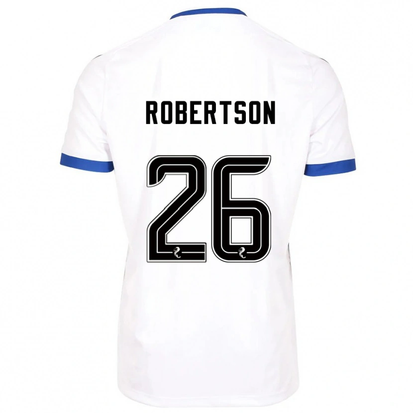 Danxen Kid Rebecca Robertson #26 White Blue Away Jersey 2025/26 T-Shirt
