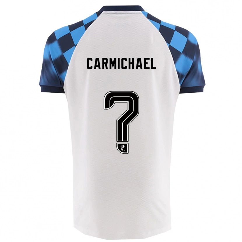 Danxen Kid Liam Carmichael #0 White Sky Blue Away Jersey 2025/26 T-Shirt