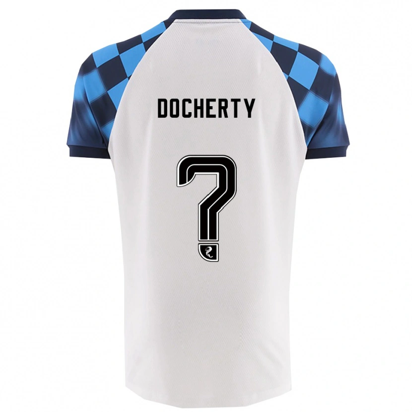 Danxen Kid Rachel Docherty #0 White Sky Blue Away Jersey 2025/26 T-Shirt