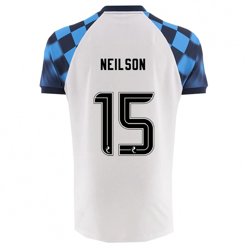 Danxen Kid Lewis Neilson #15 White Sky Blue Away Jersey 2025/26 T-Shirt