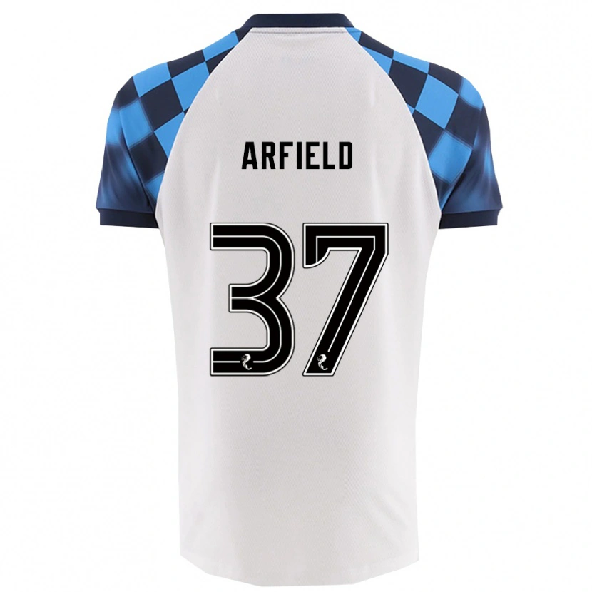 Danxen Kid Scott Arfield #37 White Sky Blue Away Jersey 2025/26 T-Shirt