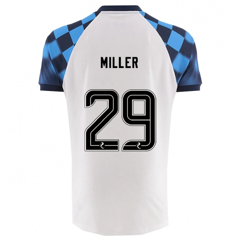 Danxen Kid Calvin Miller #29 White Sky Blue Away Jersey 2025/26 T-Shirt