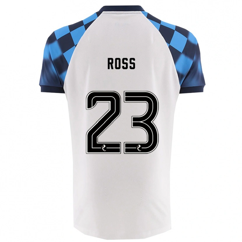 Danxen Kid Ethan Ross #23 White Sky Blue Away Jersey 2025/26 T-Shirt