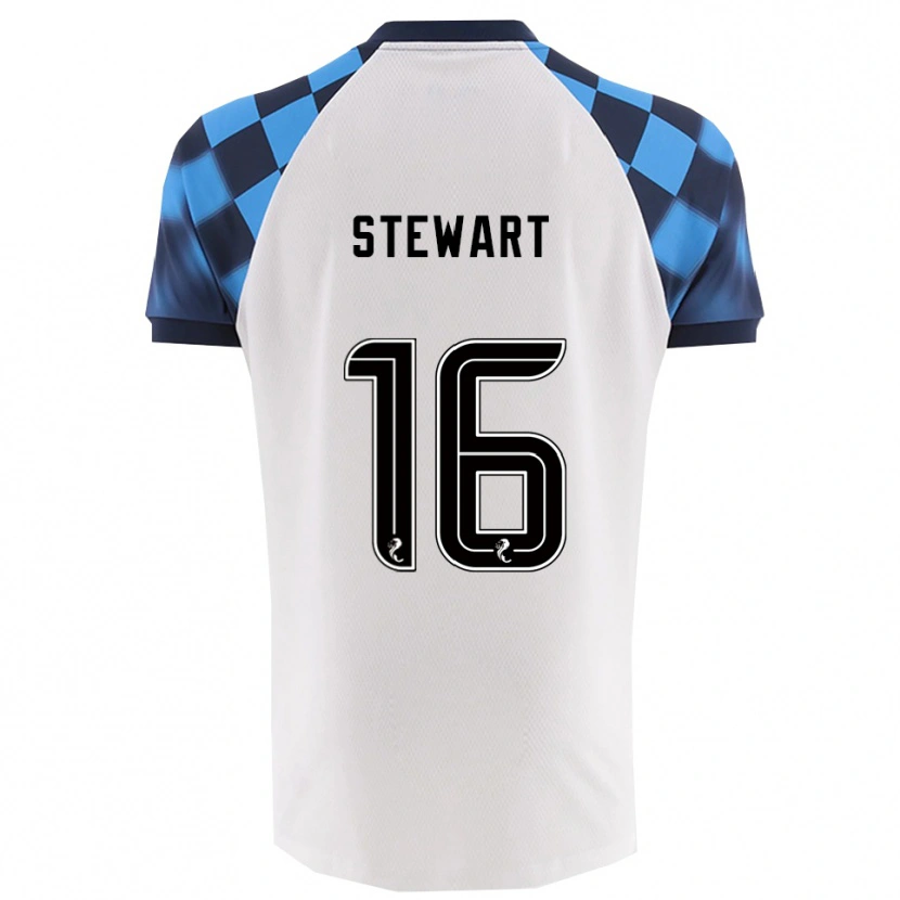 Danxen Kid Barney Stewart #16 White Sky Blue Away Jersey 2025/26 T-Shirt