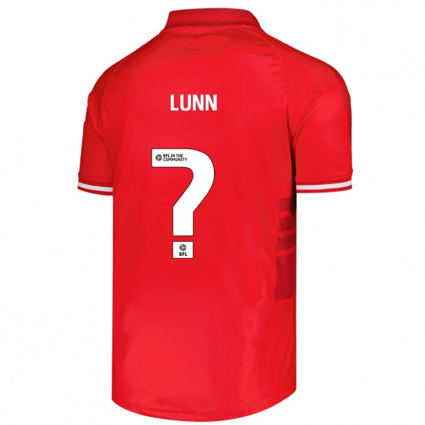 Danxen Men Macy Lunn #0 Red White Home Jersey 2025/26 T-Shirt